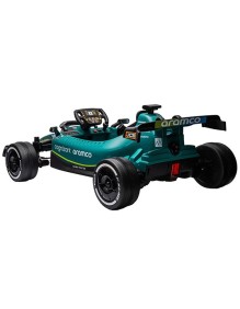 Ηλεκτροκίνητη Παιδική Formula Licensed Aston Martin 24V με δερμάτινο κάθισμα και ελαστικά τύπου αυτοκινήτου