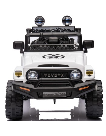 Ηλεκτροκίνητο Παιδικό Αυτοκίνητο Licensed Toyota FJ Cruiser 12v σε Λευκό