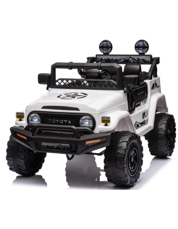 Ηλεκτροκίνητο Παιδικό Αυτοκίνητο Licensed Toyota FJ Cruiser 12v σε Λευκό
