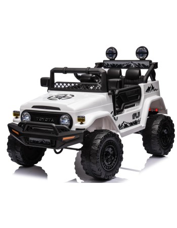 Ηλεκτροκίνητο Παιδικό Αυτοκίνητο Licensed Toyota FJ Cruiser 12v σε Λευκό