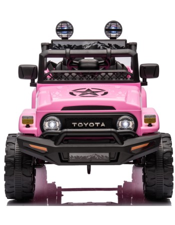Ηλεκτροκίνητο Παιδικό Αυτοκίνητο Licensed Toyota FJ Cruiser 12v σε Ροζ