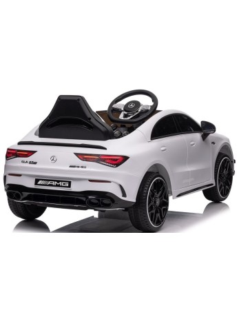 Kid Electric Car Licensed Mercedes Benz CLA45 12v in white Color