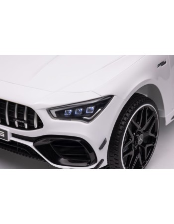Kid Electric Car Licensed Mercedes Benz CLA45 12v in white Color