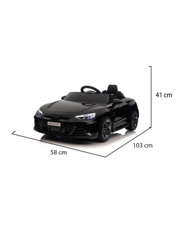 Ηλεκτροκίνητο παιδικό αυτοκίνητο Licensed Audi RS etron GT 12V σε Μαύρο