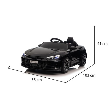 Ηλεκτροκίνητο παιδικό αυτοκίνητο Licensed Audi RS etron GT 12V σε Μαύρο