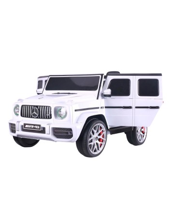 Ηλεκτροκίνητο παιδικό αυτοκίνητο Licensed Mercedes G63 12V λευκό