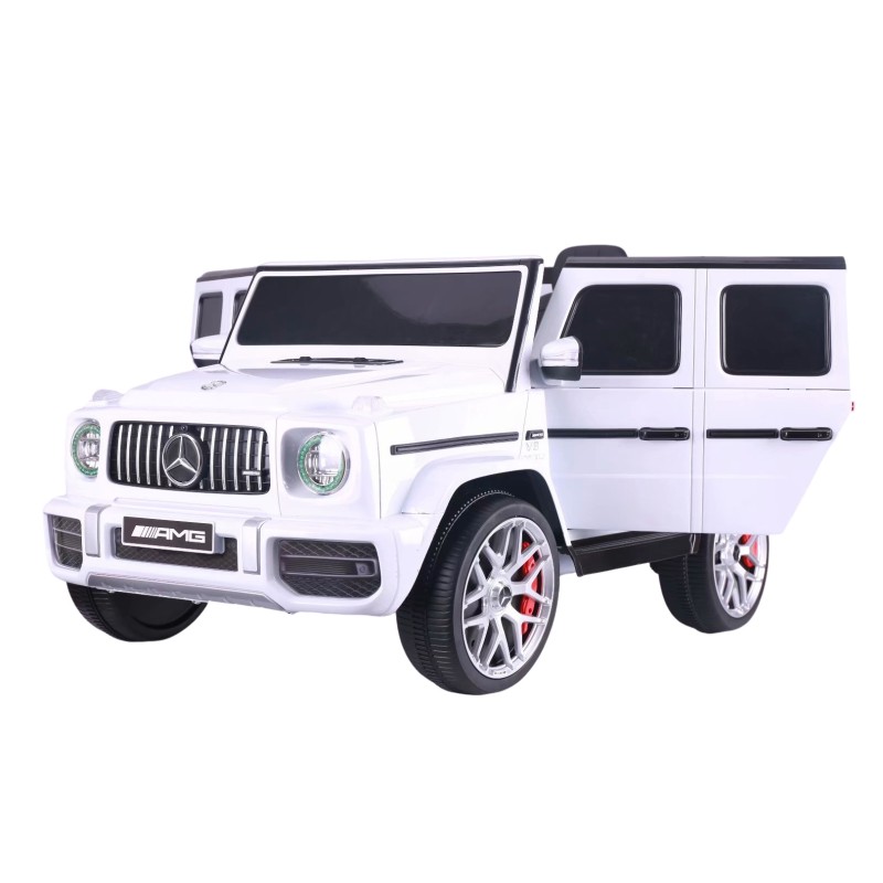 Ηλεκτροκίνητο παιδικό αυτοκίνητο Licensed Mercedes G63 12V λευκό