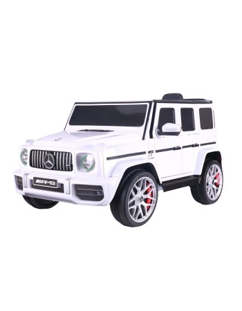Ηλεκτροκίνητο παιδικό αυτοκίνητο Licensed Mercedes G63 12V λευκό