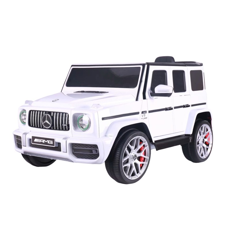 Ηλεκτροκίνητο παιδικό αυτοκίνητο Licensed Mercedes G63 12V λευκό