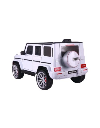 Ηλεκτροκίνητο παιδικό αυτοκίνητο Licensed Mercedes G63 12V λευκό