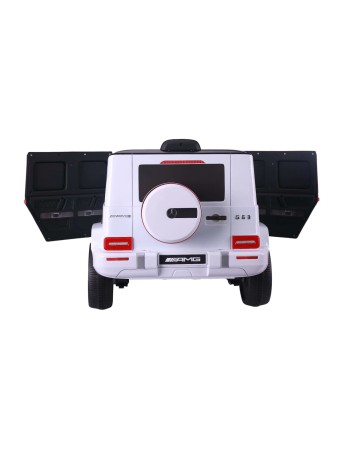 Ηλεκτροκίνητο παιδικό αυτοκίνητο Licensed Mercedes G63 12V λευκό