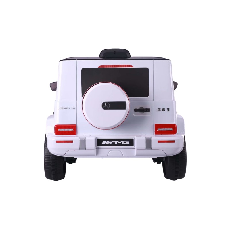 Ηλεκτροκίνητο παιδικό αυτοκίνητο Licensed Mercedes G63 12V λευκό