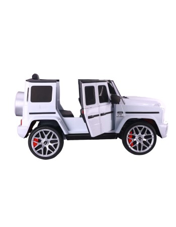 Ηλεκτροκίνητο παιδικό αυτοκίνητο Licensed Mercedes G63 12V λευκό