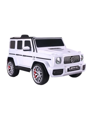 Ηλεκτροκίνητο παιδικό αυτοκίνητο Licensed Mercedes G63 12V λευκό