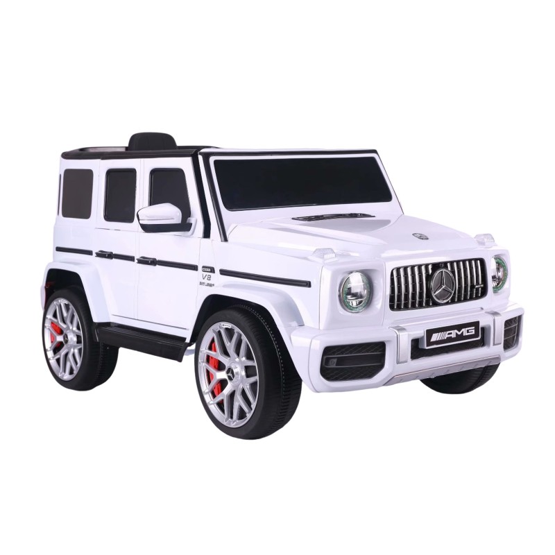 Ηλεκτροκίνητο παιδικό αυτοκίνητο Licensed Mercedes G63 12V λευκό