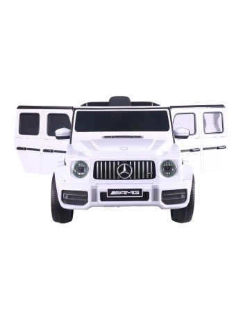 Ηλεκτροκίνητο παιδικό αυτοκίνητο Licensed Mercedes G63 12V λευκό
