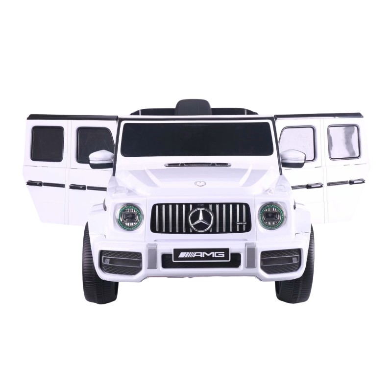 Ηλεκτροκίνητο παιδικό αυτοκίνητο Licensed Mercedes G63 12V λευκό