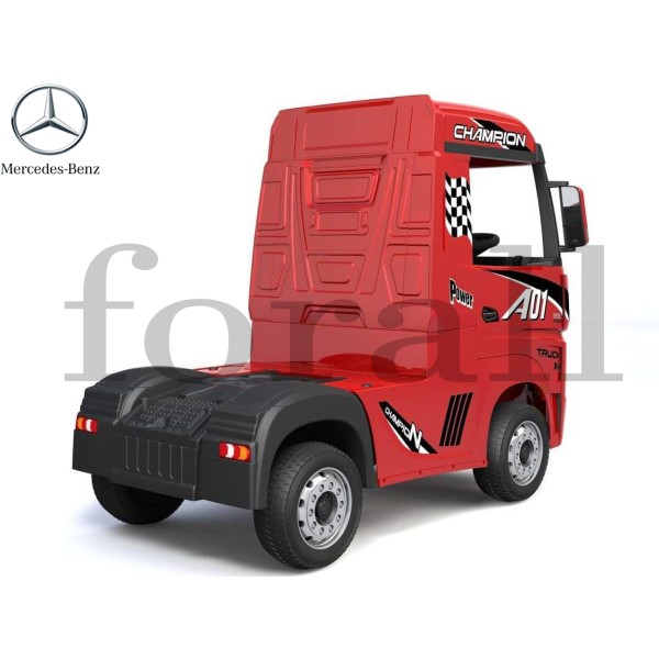 Ηλεκτροκίνητο Παιδικό Φορτηγό με τρέιλερ Mercedes Benz Actros Licensed 12V με Δερμάτινο Κάθισμα και Λάστιχα Τύπου Αυτοκινήτου Κόκκινο Ηλεκτροκίνητο Παιδικό Φορτηγό με τρέιλερ Mercedes Benz Actros Licensed 12V με Δερμάτινο Κάθισμα και Λάστιχα Τύπου Αυτοκινήτου Κόκκινο