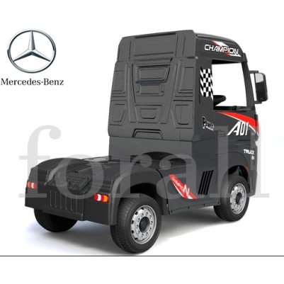 Ηλεκτροκίνητο Παιδικό Φορτηγό Mercedes Benz Actros Licensed 12V με Δερμάτινο Κάθισμα και Λάστιχα Τύπου Αυτοκινήτου μαύρο Ηλεκτροκίνητο Παιδικό Φορτηγό Mercedes Benz Actros Licensed 12V με Δερμάτινο Κάθισμα και Λάστιχα Τύπου Αυτοκινήτου μαύρο