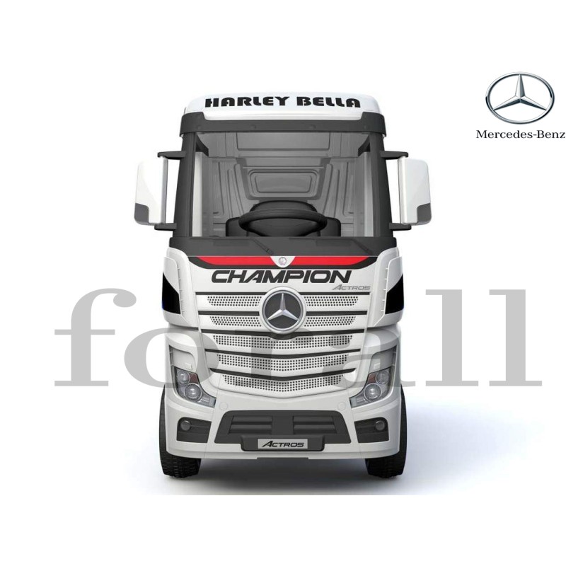 Ηλεκτροκίνητο Παιδικό Φορτηγό Mercedes Benz Actros Licensed 12V με Δερμάτινο Κάθισμα και Λάστιχα Τύπου Αυτοκινήτου Λευκό Ηλεκτροκίνητο Παιδικό Φορτηγό Mercedes Benz Actros Licensed 12V με Δερμάτινο Κάθισμα και Λάστιχα Τύπου Αυτοκινήτου Λευκό