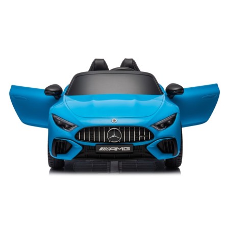 Ηλεκτροκίνητο Παιδικό αυτοκίνητο Licensed Mercedes AMG SL63 12V με δερμάτινα καθίσματα και ελαστικά τύπου αυτοκινήτου σε μπλε Ηλεκτροκίνητο Παιδικό αυτοκίνητο Licensed Mercedes AMG SL63 12V με δερμάτινα καθίσματα και ελαστικά τύπου αυτοκινήτου σε μπλε