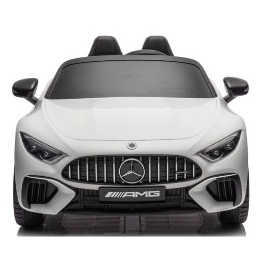 Ηλεκτροκίνητο Παιδικό αυτοκίνητο Licensed Mercedes AMG SL63 12V με δερμάτινα καθίσματα και ελαστικά τύπου αυτοκινήτου σε Λευκό Ηλεκτροκίνητο Παιδικό αυτοκίνητο Licensed Mercedes AMG SL63 12V με δερμάτινα καθίσματα και ελαστικά τύπου αυτοκινήτου σε Λευκό