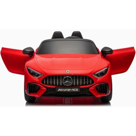 Ηλεκτροκίνητο Παιδικό αυτοκίνητο Licensed Mercedes AMG SL63 12V με δερμάτινα καθίσματα και ελαστικά τύπου αυτοκινήτου σε Κόκκινο Ηλεκτροκίνητο Παιδικό αυτοκίνητο Licensed Mercedes AMG SL63 12V με δερμάτινα καθίσματα και ελαστικά τύπου αυτοκινήτου σε Κόκκινο