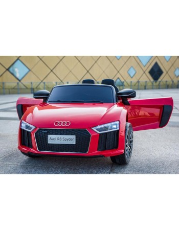 Ηλεκτροκίνητο Παιδικό Αυτοκίνητο Licensed Audi R8 Spyder 12V Κόκκινο