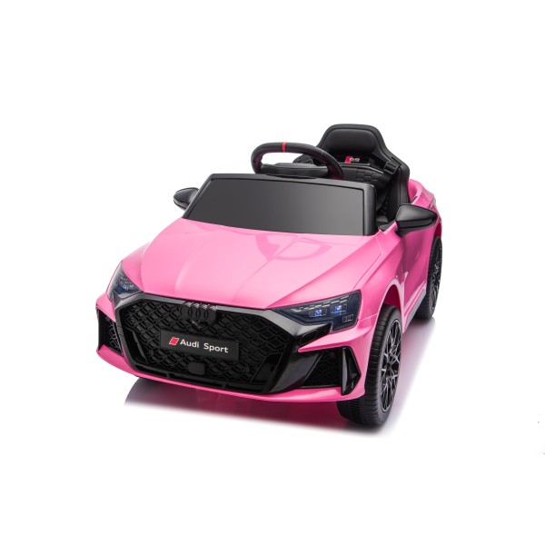 Kid electric car Licensed Audi RS3 12V in pink color