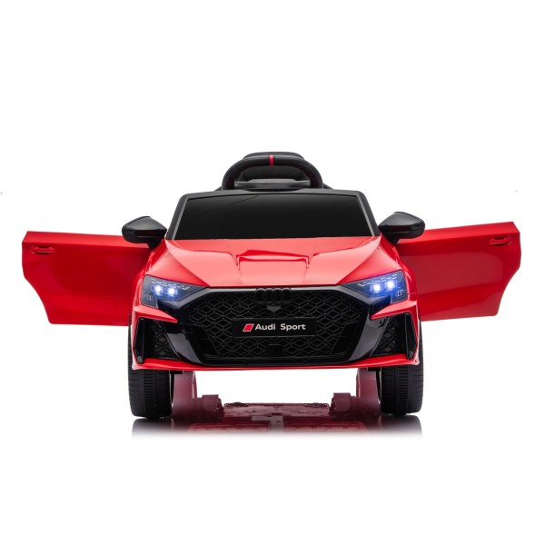Kid electric car Licensed Audi RS3 12V in red color