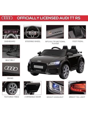 Ηλεκτροκίνητο Παιδικό Αυτοκίνητο Licensed Audi TT RS Roadster 12V μπλε