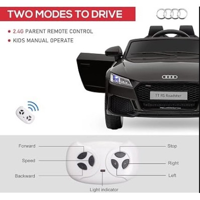 Ηλεκτροκίνητο Παιδικό Αυτοκίνητο Licensed Audi TT RS Roadster 12V μπλε