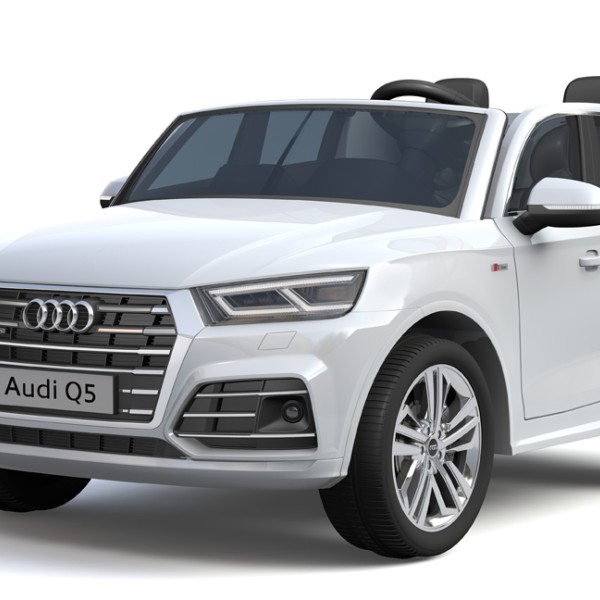 Ηλεκτροκίνητο Παιδικό Αυτοκίνητο AUDI Q5 διθέσιο License με δερμάτινο κάθισμα και ελαστικά 24V R/C Λευκό Two seats Ηλεκτροκίνητο Παιδικό Αυτοκίνητο AUDI Q5 διθέσιο License με δερμάτινο κάθισμα και ελαστικά 24V R/C Λευκό Two seats