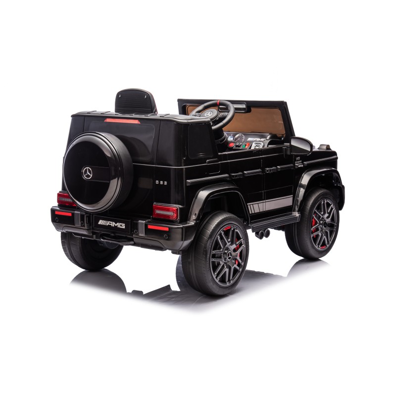 Ηλεκτρικό παιδικό αυτοκίνητο Mercedes benz G63 AMG Πρωτότυπο με MP3 12V Black BJ0002-BL