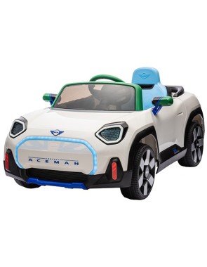 Kid Electric Car Licensed Mini concept Aceman 12v in white color