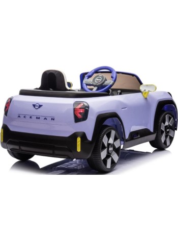 Kid Electric Car Licensed Mini concept Aceman 12v in purple color