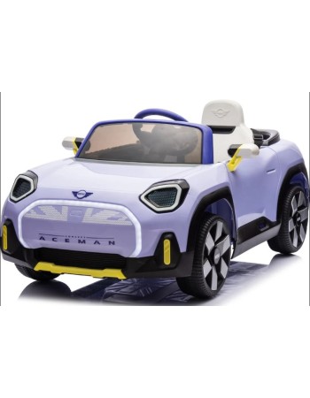 Kid Electric Car Licensed Mini concept Aceman 12v in purple color