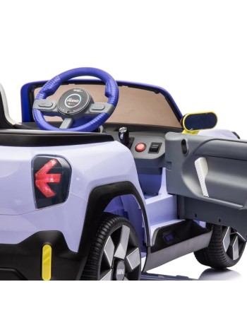 Kid Electric Car Licensed Mini concept Aceman 12v in purple color