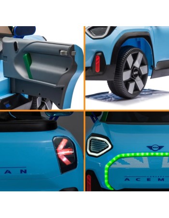 Kid Electric Car Licensed Mini concept Aceman 12v in blue color