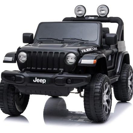 Ηλεκτροκίνητο Παιδικό Αυτοκίνητο Licensed Wrangler Rubicon Διθέσιο 12v Μαύρο  Ηλεκτροκίνητο Παιδικό Αυτοκίνητο Licensed Wrangler Rubicon Διθέσιο 12v Μαύρο