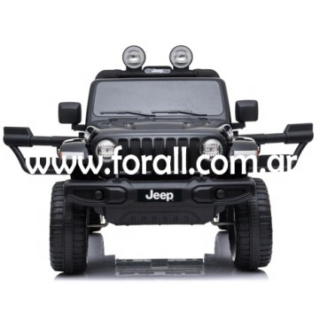 Kid Electric Car Two Seated - Jeep Licensed Wrangler Rubicon 12V in Black color Kid Electric Car Two Seated - Jeep Licensed Wrangler Rubicon 12V in Black color
