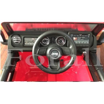 Ηλεκτροκίνητο Παιδικό Αυτοκίνητο Licensed Wrangler Rubicon Διθέσιο 12v Κόκκινο 