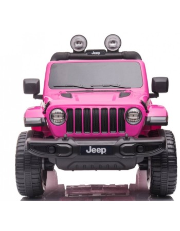 Ηλεκτροκίνητο Παιδικό Αυτοκίνητο Licensed Wrangler Rubicon Διθέσιο 12v ροζ