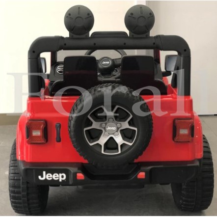 Ηλεκτροκίνητο Παιδικό Αυτοκίνητο Licensed Wrangler Rubicon Διθέσιο 12v Κόκκινο 