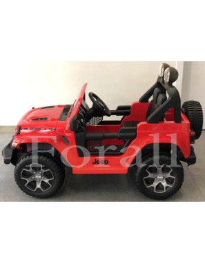 Ηλεκτροκίνητο Παιδικό Αυτοκίνητο Licensed Wrangler Rubicon Διθέσιο 12v Κόκκινο 