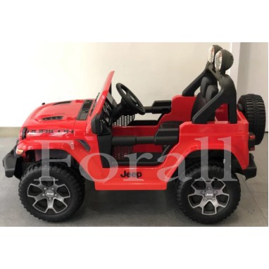 Ηλεκτροκίνητο Παιδικό Αυτοκίνητο Licensed Wrangler Rubicon Διθέσιο 12v Κόκκινο 