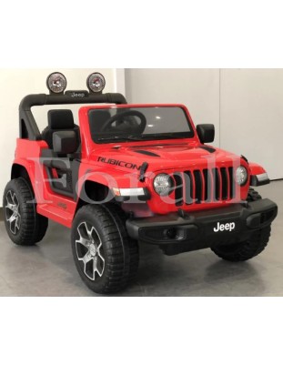 Ηλεκτροκίνητο Παιδικό Αυτοκίνητο Licensed Wrangler Rubicon Διθέσιο 12v Κόκκινο 