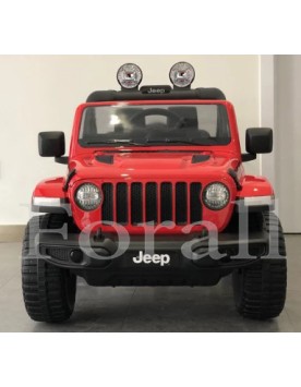 Ηλεκτροκίνητο Παιδικό Αυτοκίνητο Licensed Wrangler Rubicon Διθέσιο 12v Κόκκινο 