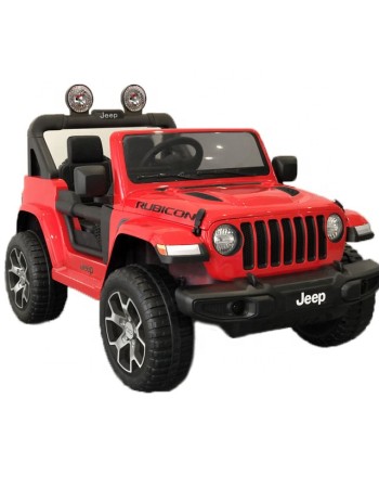Ηλεκτροκίνητο Παιδικό Αυτοκίνητο Licensed Wrangler Rubicon Διθέσιο 12v Κόκκινο 