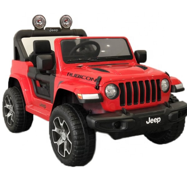 Ηλεκτροκίνητο Παιδικό Αυτοκίνητο Licensed Wrangler Rubicon Διθέσιο 12v Κόκκινο 